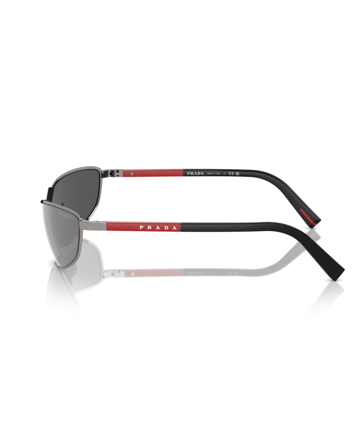 Prada Linea Rossa Man Sunglass Ps 55zs In Gunmetal