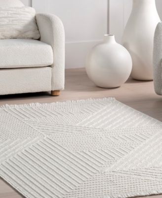 Nuloom Nature Land Makena Rug Collection In Bone