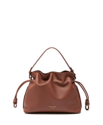 Midi Emma Leather Top Handle Crossbody Bag