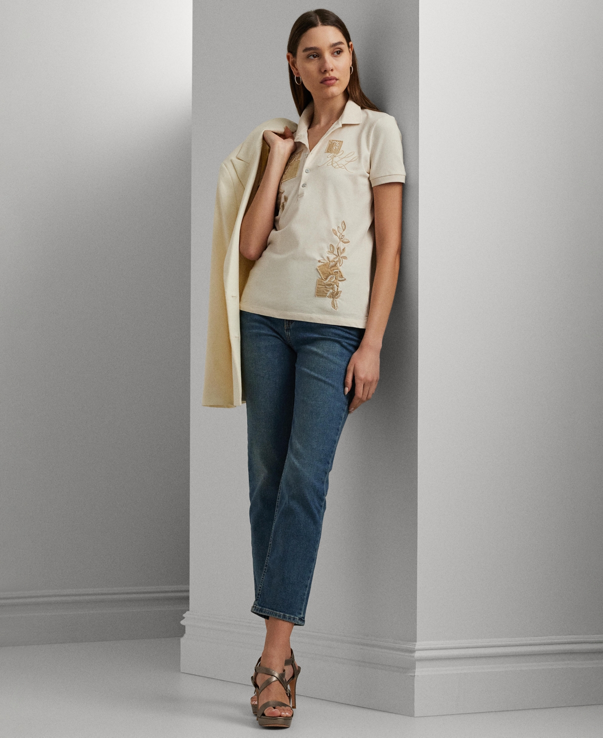 Lauren Ralph Lauren Women's High-Rise Straight Ankle Jeans, Regular & Petite