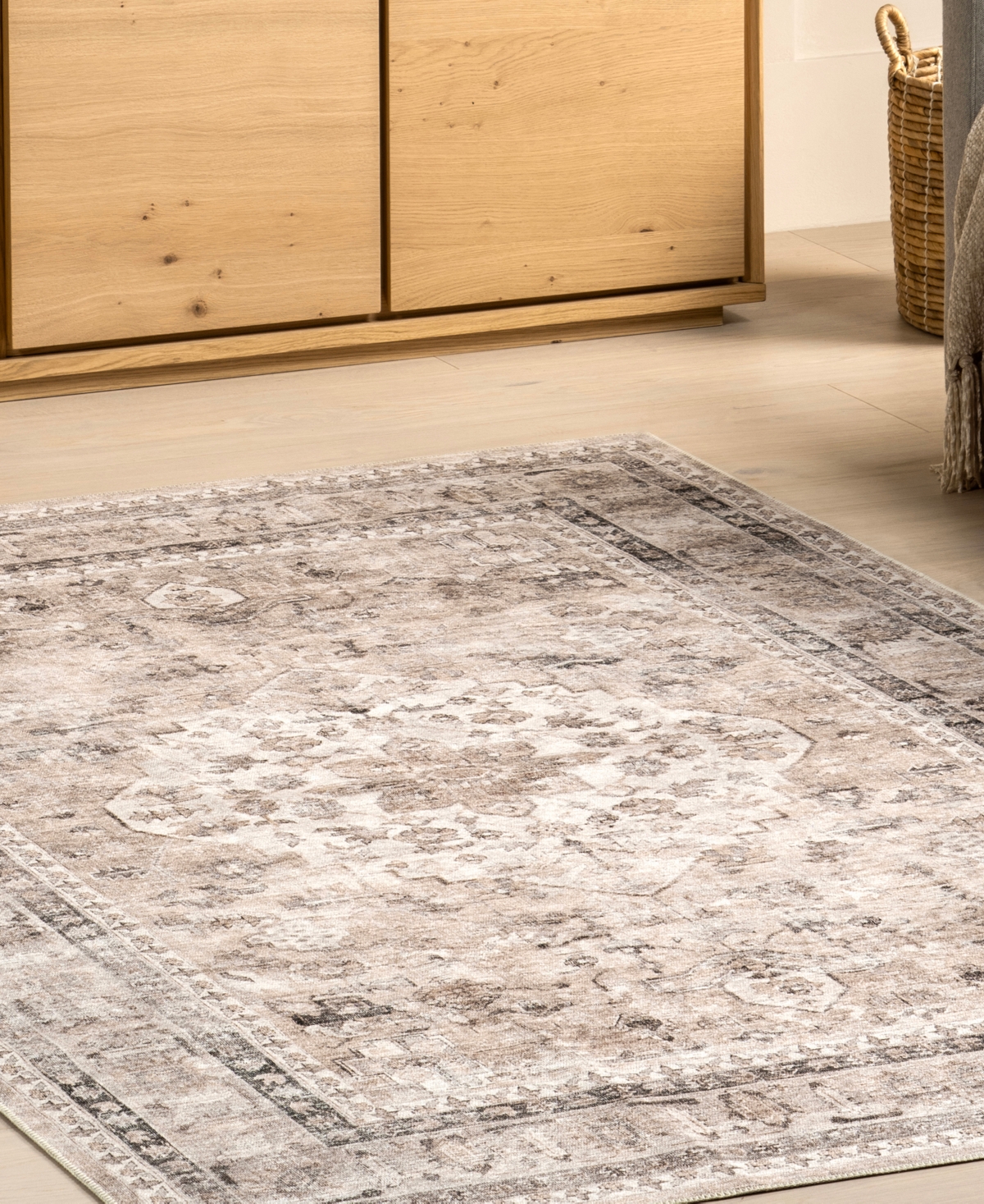Nuloom Teahouse Davi 5'x8' Area Rug In Taupe