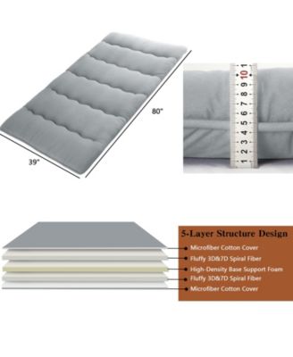 3"Th Futon Mattress Floor Mattress Pad Portable Dorm Sleeping Pad, Twin Size
