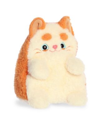 Small Cheddar Mewmews Playful Plush Toy Orange 7"