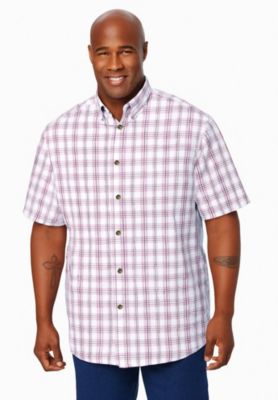 Big & Tall Short Sleeve Wrinkle-Free Sport Shirt