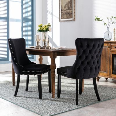 Upholstered Dining Chairs, Set of 2