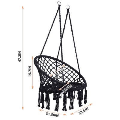 Max 330 Lbs Macrame Swing