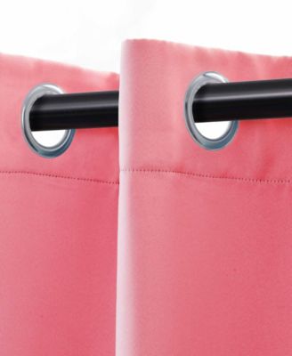 Solid Classic Modern Wrinkle Resistant Room Darkening 8-Piece Curtain Set with Grommet Header Top, 52" X 84"