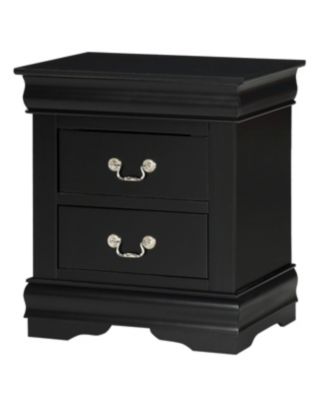 Elegant Louis Philip Nightstand with Ample Storage