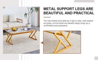 Modern Multipurpose Coffee Table with Assembly Kit