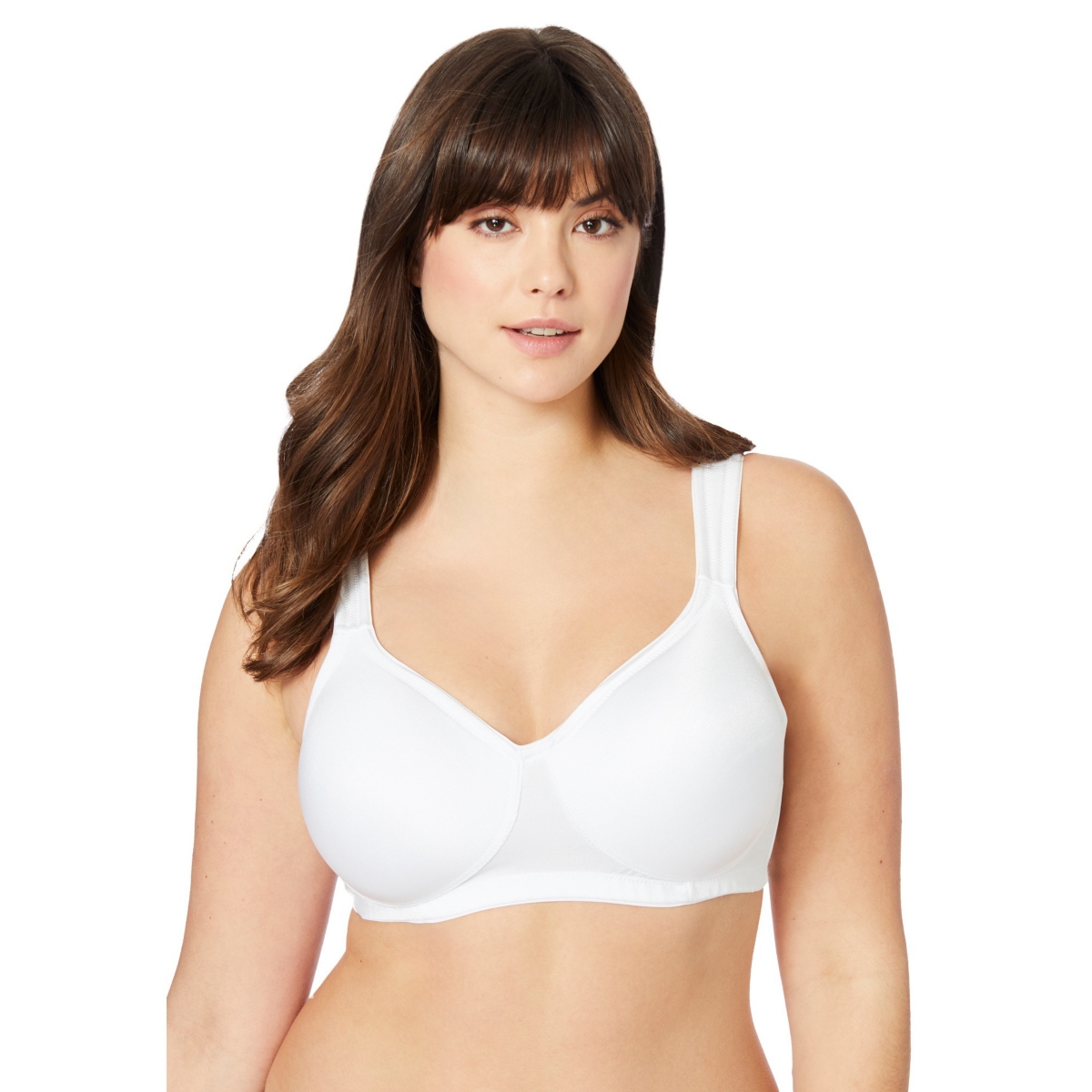 Comfort Choice Plus Size Microfiber Wireless Lightly Padded T-Shirt