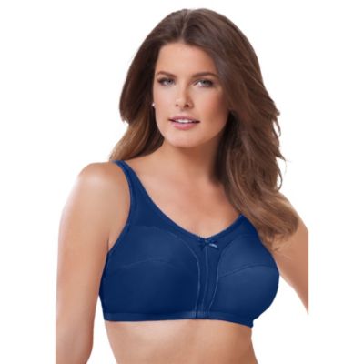 Women's Cotton Back-Close Wireless Bra