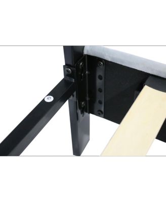 Stylish Upholstered Platform Bed Frame
