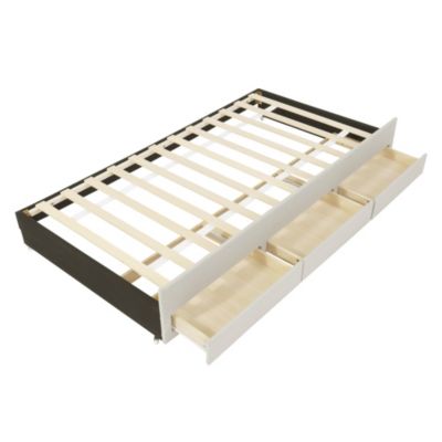 Streamdale Twin Upholstered Bed with Trundle and Drawers