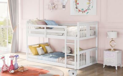 Streamdale Twin Over Twin Bunk Bed With Ladder