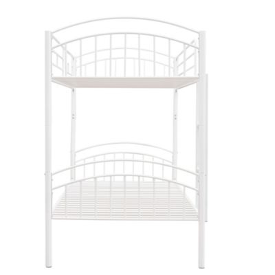 Streamdale Twin Over Twin Metal Bunk Bed, Divided Into Two Beds