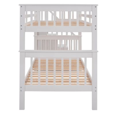 Streamdale Stairway Twin-Over-Twin Bunk Bed With Three Drawers For Bedroom, Dorm