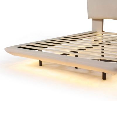 Streamdale Queen Size Platform Bed with USB Ports and Sensor Light