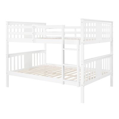 Streamdale Full Over Full Bunk Bed With Ladder For Bedroom, Guest Room Furniture