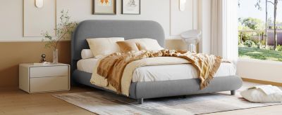 Teddy Fleece Platform Bed - Full