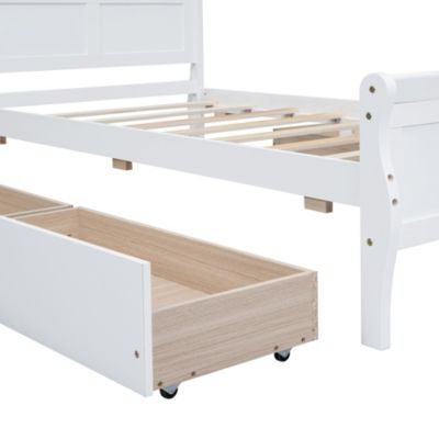 Streamdale Twin Wood Platform Bed with Drawers