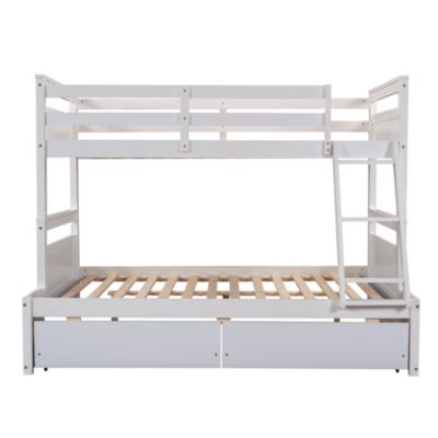 Streamdale Twin Over Full Bunk Bed With Storage