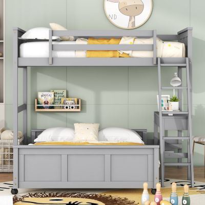 Twin Over Full Bunk Bed With