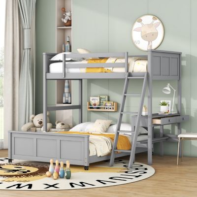 Twin Over Full Bunk Bed With