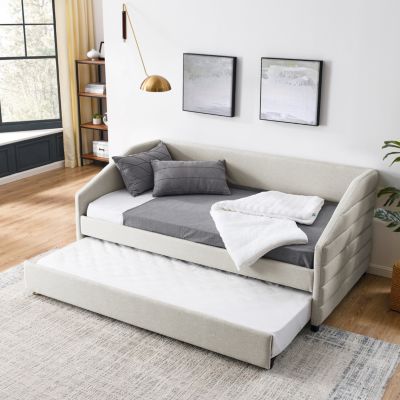 Streamdale Twin Upholstered Daybed with Trundle (82.5" X42.5" X34")