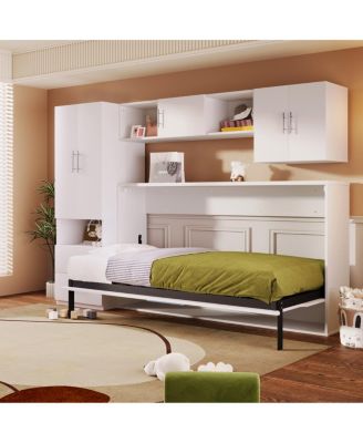 Twin-Size Murphy Bed with Storage