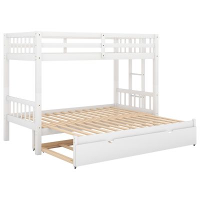 Streamdale Twin Over Pull-Out Bunk Bed With Trundle