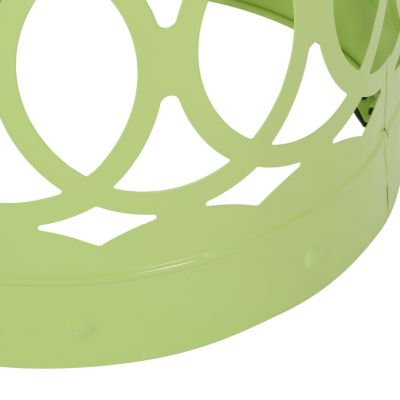 Streamdale Modern Geometric Iron Cut Side Table Chic, Durable, Assembly-Free