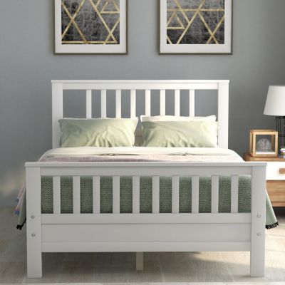 Streamdale Wood Platform Bed With Headboard And Footboard