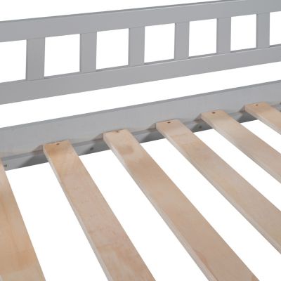 Streamdale Stairway Twin Size Loft Bed With Two Drawers And Slide