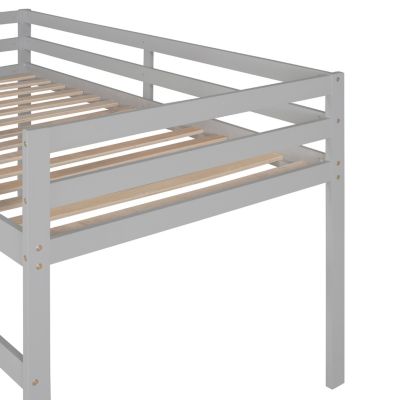 Streamdale Loft Bed With Slide, Multifunctional Design, Twin