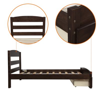 Streamdale Twin Storage Platform Bed Frame
