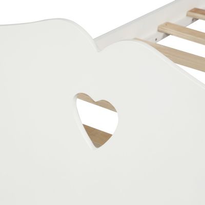 Streamdale Twin Bed Frame with Wood Slats, Headboard, and Footboard