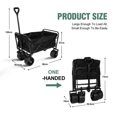Streamdale Foldable Off-Road Wagon Heavy-Duty Storage