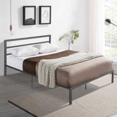 Streamdale Queen Size Metal Bed Frame With Headboard