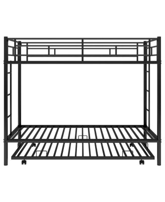 Twin Over Twin Bunk Bed With Trundle