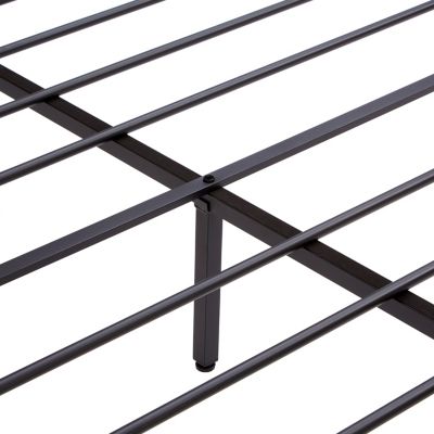 Metal Platform Bed Frame with USB, LED Lights & Storage