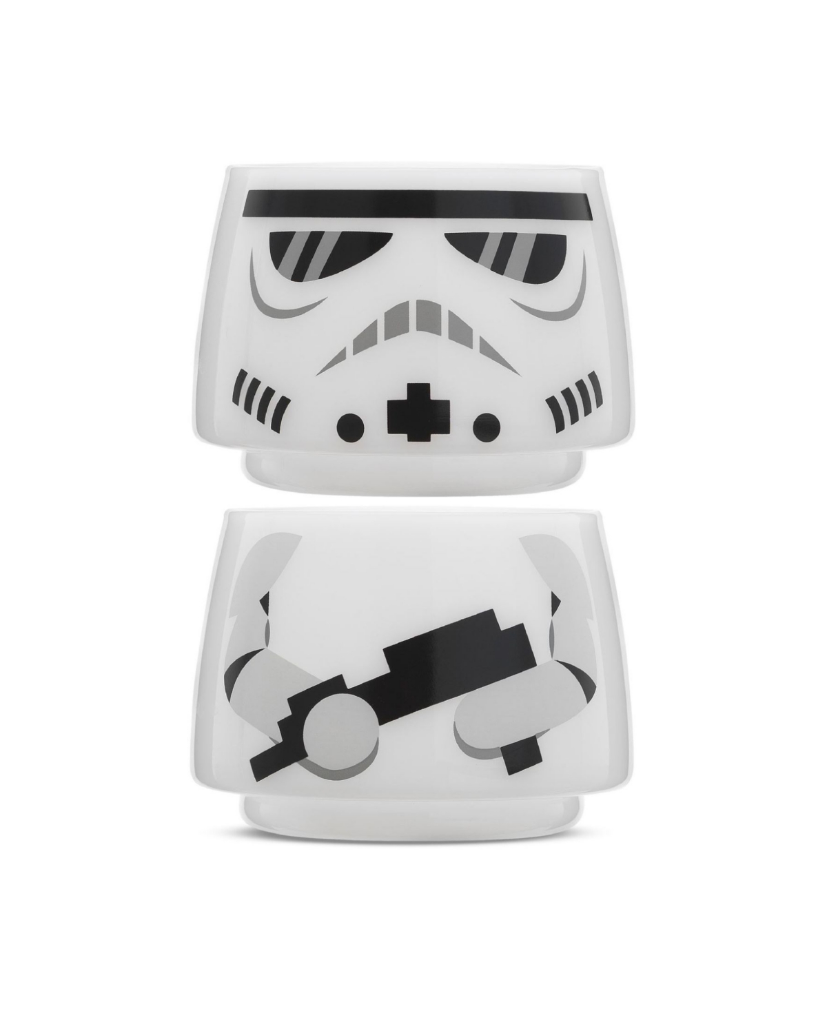 JOYJOLT STAR WARS STACKABLE CHARACTER COLLECTION STORM TROOPER STACKABLE GLASSES 