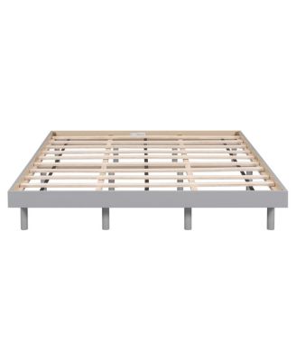 Modern Design Queen Floating Platform Bed Frame
