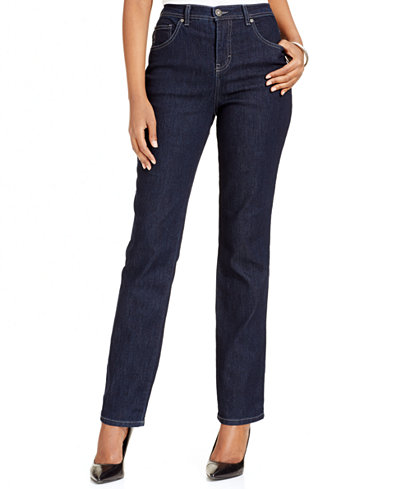 Style & Co Tummy-Control Straight-Leg Jeans, Only at Macy's
