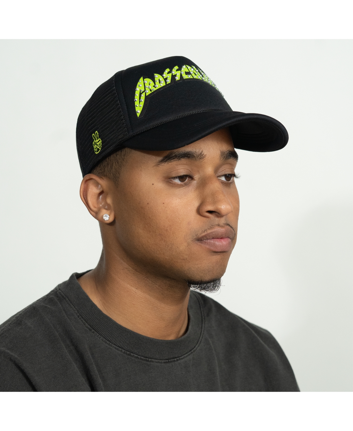 Cross Colours Studded Rock Of Ages Hat