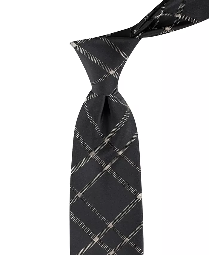 Men's Stitch Plaid Tie - thumbnail 5