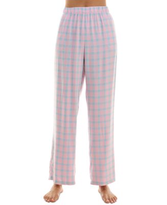 Pantaloni Da Notte Donna In Flanella – Cotone Morbido, Imbottiti, A Righe Con Polsini, Stile Y2K