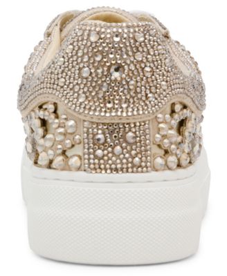 Women's Reily Rhinestone Lace-Up Sneakers
