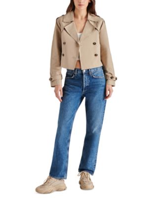 Steve Madden - Women's Sirius Khaki Cropped Jacket
