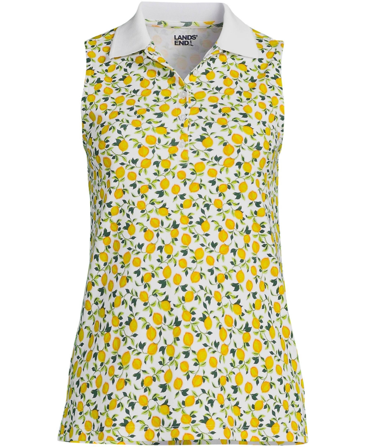 Lands' End Women's Supima Cotton Polo -vibrant lemons