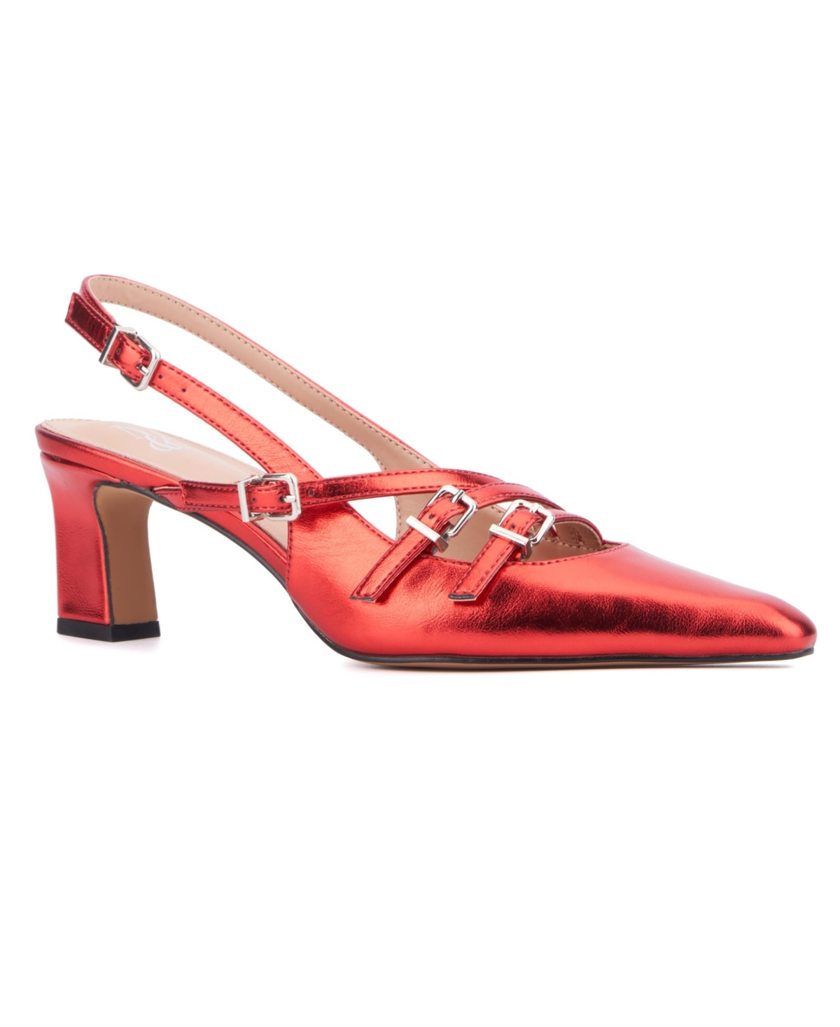 Women's Imari Slingback Heels - Blue metallic